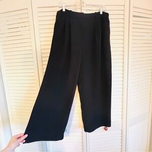 Vince Camuto Black Wide Leg Dress Pants Slacks Size 12